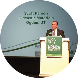 斯科特·帕森（Scott Parson）在国家准备好混凝土协会（NRMCA）上讲话