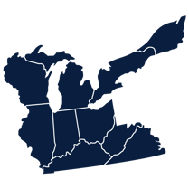 great lakes division map